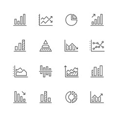 Diagram line icons.