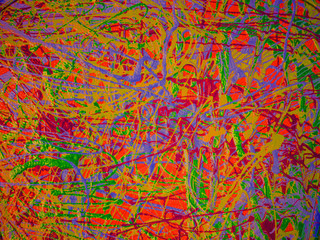 Fototapeta premium Abstract background consisting of different coloured bright joyful colors. Background. Close Up Textur