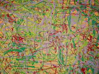 Abstract background consisting of different coloured bright joyful colors. Background. Close Up Textur