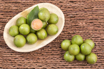 Mamoncillo delicious tropical fruit - Melicoccus bijugatus