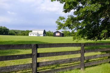 Loudoun County VA patriotic barn © NickMDN