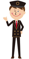 駅員orタクシー運転手orパイロットの男性が紹介