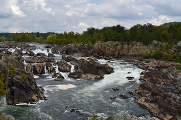 Obraz premium rocky waterfall