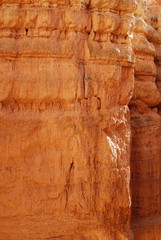Bright orange sand formation of Bryce Canyon