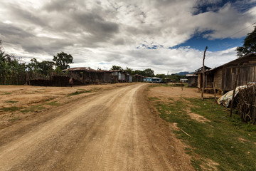 Dirt Road in Chin State, Myanmar
