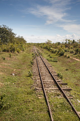 Railway in Chin State Area, Myanmar
