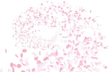 Obraz na płótnie Canvas Pink Flower Petals, Cherry Blossoms