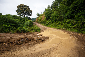 Dirt Road, Chin State, Myanmar