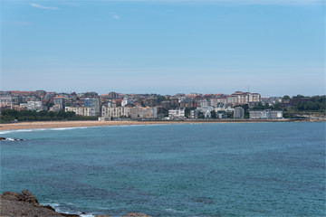 Obraz premium plage de Sardinero à Santander en Espagne