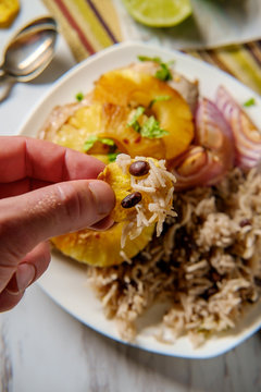 Cuban Pineapple Pork Chops