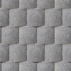 Seamless photo texture of concrete building wall tile from natural stone