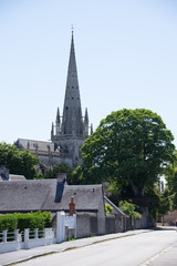 eglise de carentan, normandie