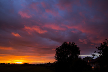 Sonnenuntergangsstimmung