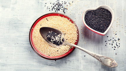 Black and white sesame