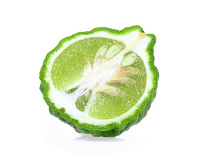 bergamot on white background