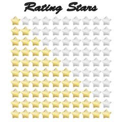 review stars vector