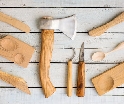 wood carver's instruments