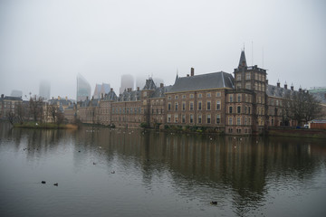 Obraz premium Parliament building in The Hague