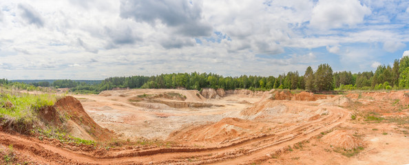 Development of dolomite and sand