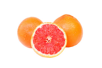 Juicy pink grapefruit