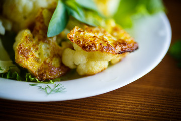 cauliflower fried in batter