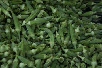lady finger in organic market