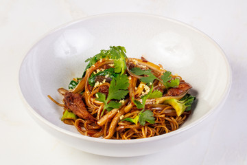 Egg noodle with sauce