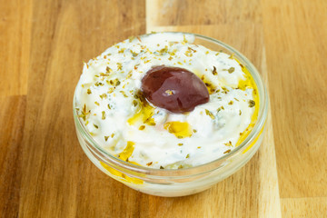 Greek traditional dzadziki