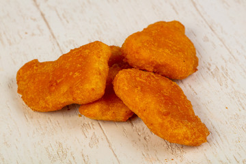 Crispy chicken nuggets