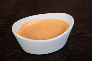 Appetizing spicy sauce