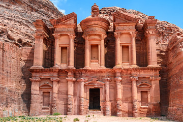 The Monastery in Petra, Jordan - obrazy, fototapety, plakaty