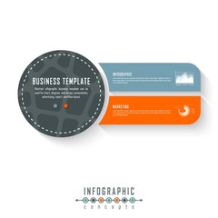 Infographic timeline template can be used for chart, diagram, web design, presentation, advertising, history. Vector infographic illustration