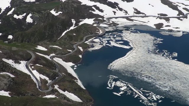 Serr&ugrave; dam, Gran Paradiso National Park, Piedmont, Italy