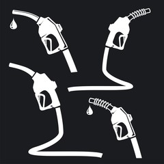 Vector illustration icon gas station	