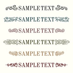 Text decoration elements