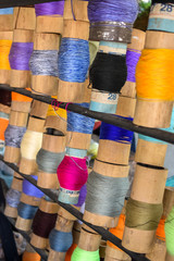 The Local Umbella made by woo and mulberry paper from Chiang Mai Thailand