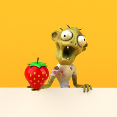 Fun zombie - 3D Illustration