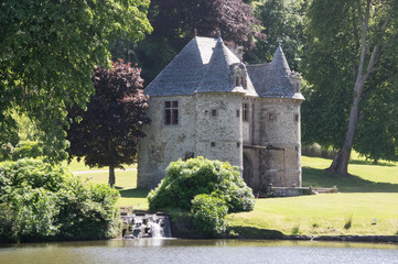 Fototapeta na wymiar chateau de nacqueville