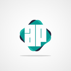 Initial Letter AP Logo Template Design