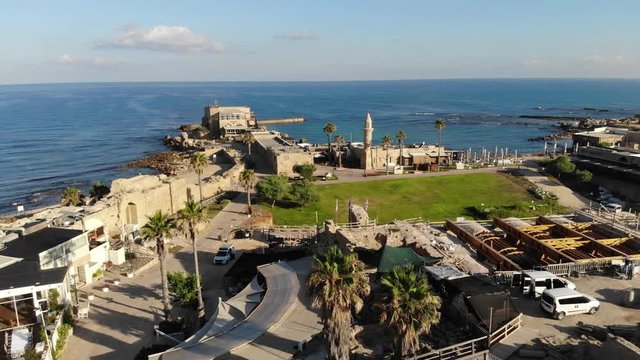National archaeological park of antiquities in the Caesarea
