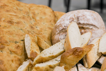 freshly Italian Bread for catering at a corporate event