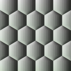 Smooth color gradient hexagon background. Vector illustration for your design project.