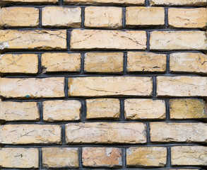 Texture of an old red  brick. vintage