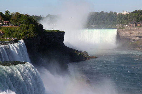 Landscape  Niagara falls From American side , New York, USA