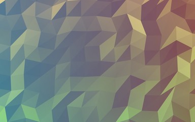 Obraz premium Abstract triangle geometrical green background. Geometric origami style with gradient. 3D illustration