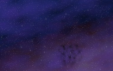 Fototapeta premium Colorful and beautiful space background. Outer space. Starry outer space texture. 3D illustration