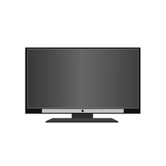 Isolated modern lcd television technology device , vector icon