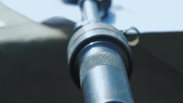 Rifle with an optical sight. Optical rifle Dragunov.