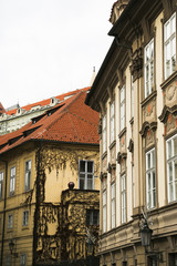 Obraz premium Old houses in Prague
