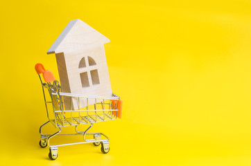 Property investment and house mortgage financial concept. buying, renting and selling apartments....